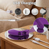 Finger Vibrator Adult Sex Toys for Women, Adult Toys with 10 Vibrations & Heating Function G-Spot Butterfly Vibrators, Sexual Pleasure Tools for Women mini Vibrator Couples Sex Toys,Purple