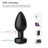 CENTEREL 4 Pcs Luxury Jewelry Design Anal Butt Plug-Black