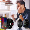 VIPLIVE Smart Watch, 1.7'' Full Touch Answer/Make Call Android Smartwatch for Women & Men Compatible with Android & iOS (Pink)