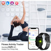 VIPLIVE Smart Watch, 1.7'' Full Touch Answer/Make Call Android Smart Watches for Women Men, IP67 Waterproof Outdoor Smartwatch for Android Phones, Black