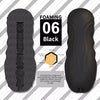 Centerel Male Masturbators Cup Bulge Texture Tunnel Male Masturbators, Manual Telescopic Male Masturbators Sex Toys Adult Toys for Men,Black