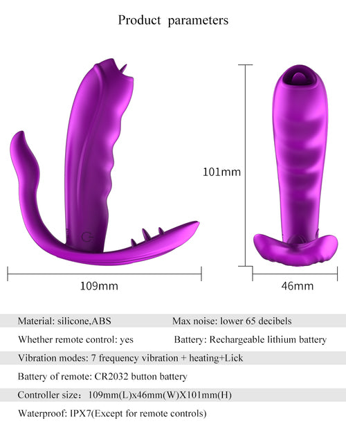 Wearable Butterfly Dildo Vibrator Adult Sex Toys for Licking Vibrator Women G Spot Clitoris Stimulator Wireless Remote Control Vibrador Panties