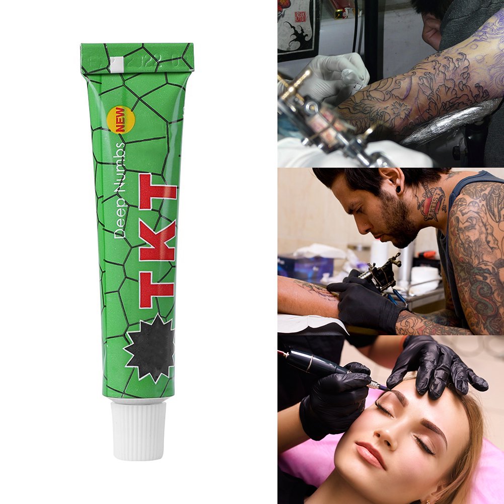 5pcs 40% Before Tattoo Cream,Lidocaine Numbing Skin Cream Tattoo for Permanent Instant Lift Brow Pencil(50g)