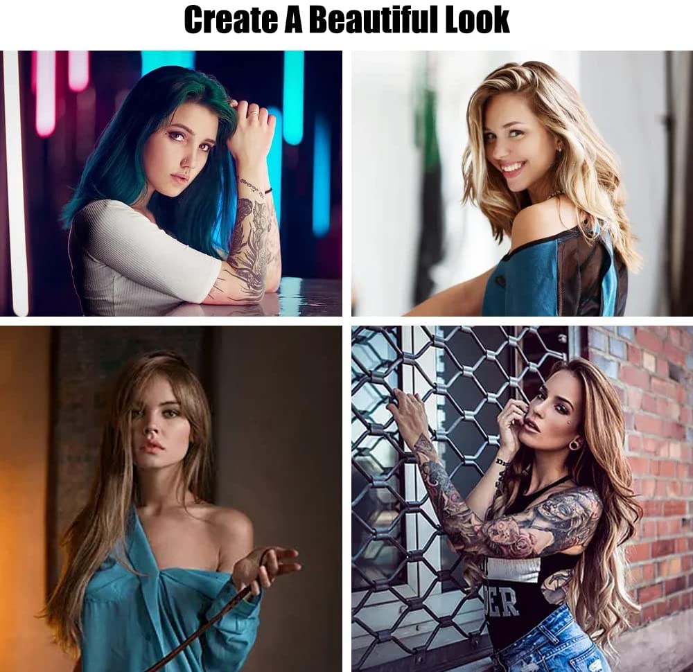 2 in 1 Hair Straightener and Curler, Freestyle Flat Iron, Heat Resistant Hair Brush Straightener for Thick Hair, 3 Adjustable Modes, for Women, Girls