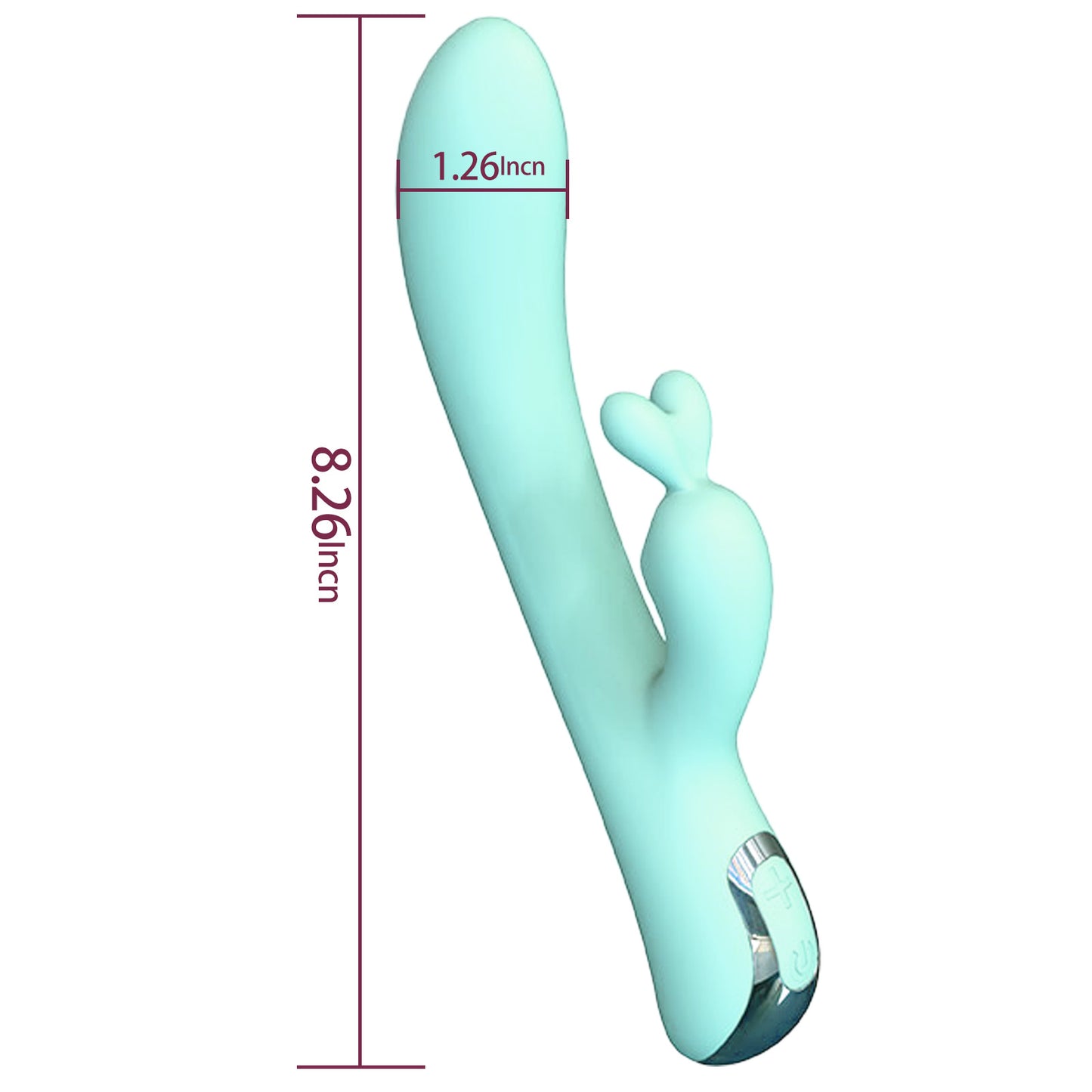 Sex Toys Rabbit Vibrator,Centerel G Spot Stimulation Vibrator with 10 Powerful Vibrations Dual Motor Adult Sex Toys for Women-Cyan