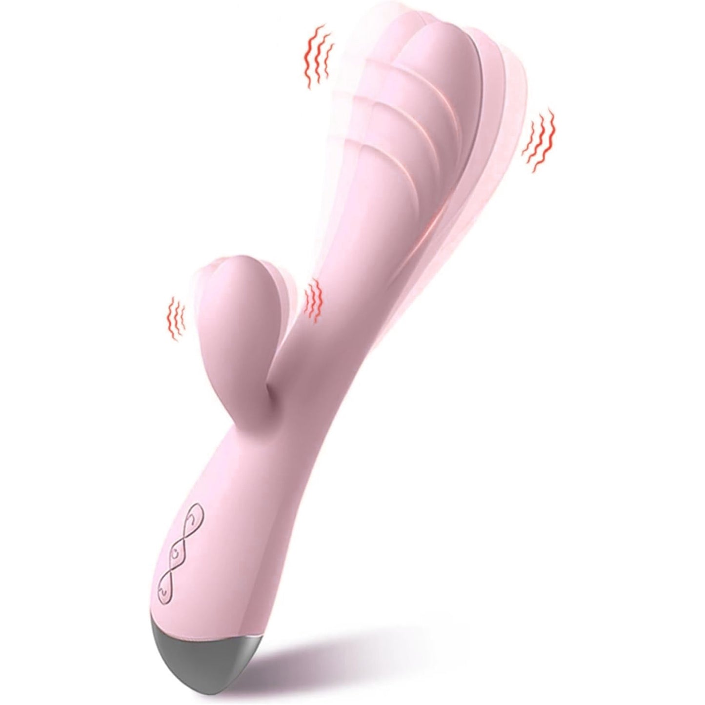 Centerel Rabbit Vibrator with 10 Vibrations & Dual Motors,G Spot Vibrator Adult Sex Toys for Women-Pink