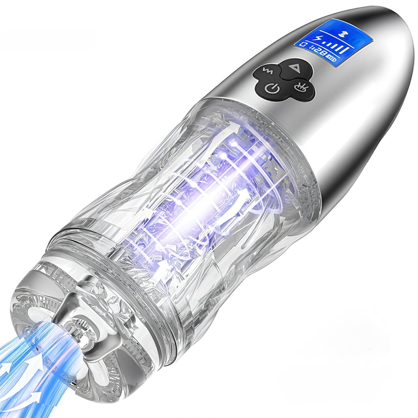 Centerel Automatic Male Masturbator, Masturbators Cup with 10 Vibrations & 7 Thrusting modes Adult Sex Toys for Men