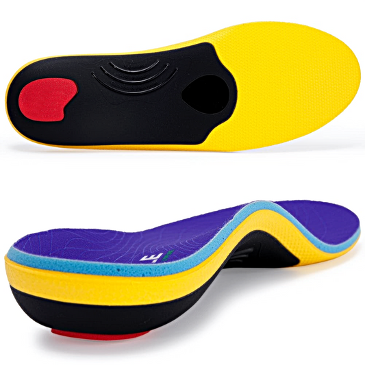 BDUN Heavy Duty Support Pain Relief Orthotics - 220+ lbs Plantar Fasciitis High Arch Support Insoles for Men Women, Flat Feet Orthotic Insert, Work Boot Shoe Insole, Absorb Shock with Every Step
