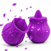 Centerel Rose Vibrator for Women with 10 Modes, Rechargeable Sex Toys for Women,purple