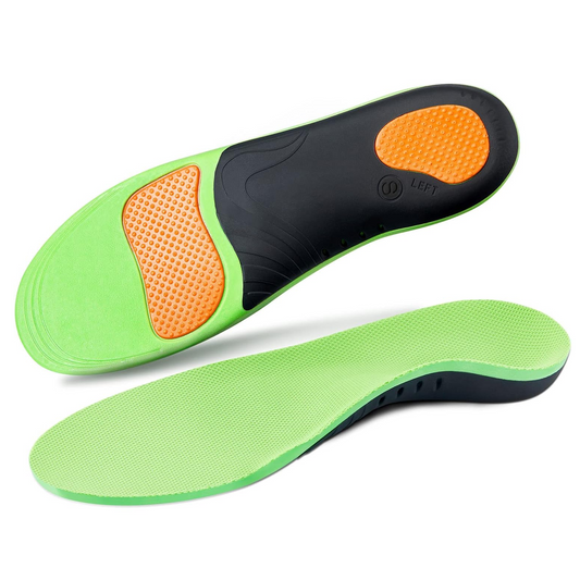 BDUN Orthotics Inserts for Men Women, Plantar Fasciitis High Arch Support Inserts, Flat feet Shoe Insoles Absorb Shock, XS