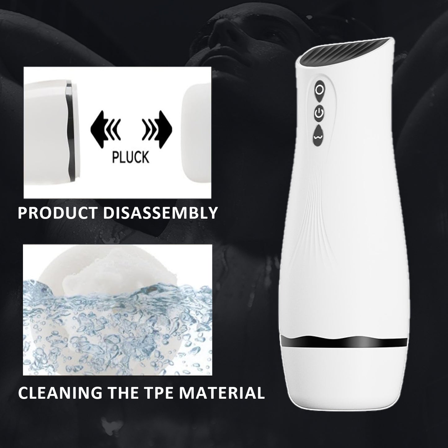 Centerel Automatic Male Masturbator, Male Masturbator Cup with 10 Vibration Modes Adult Sex Toys for Men