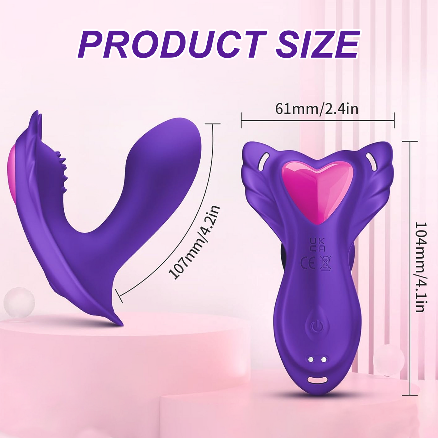 Panty Wearable Vibrator Insert Womens Sex Toys with 9 Vibrations, APP Control Adult Sex Toys for Couples Vibrater, G Spot Butterfly Vibrators Female Sex Toy Sexual Pleasure Tools for Women