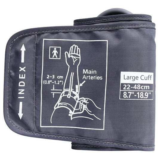 Large Blood Pressure Cuff, Replacement Large Cuff Compatible with Omron BP for 9"-19" Inches(22-48cm) Big Arm