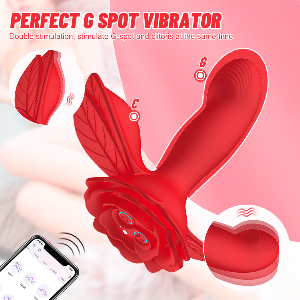 Centerel Vibrator with App&Remote Control,Wearable Panty Vibrator G Spot Vibrator with 10 Modes Adult Sex Toys