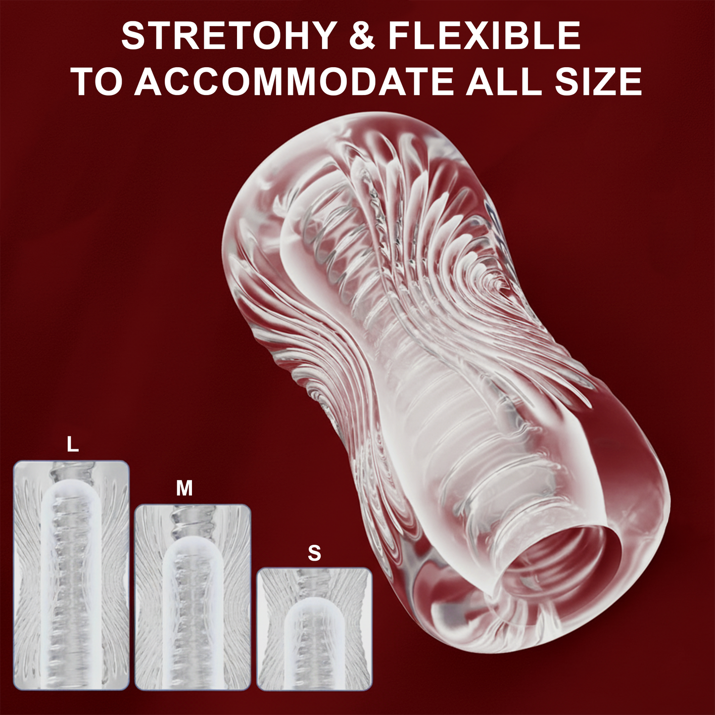 Centerel Male Masturbators Cup Bulge Texture Tunnel Male Masturbators Sex Toys Adult Toys for Men