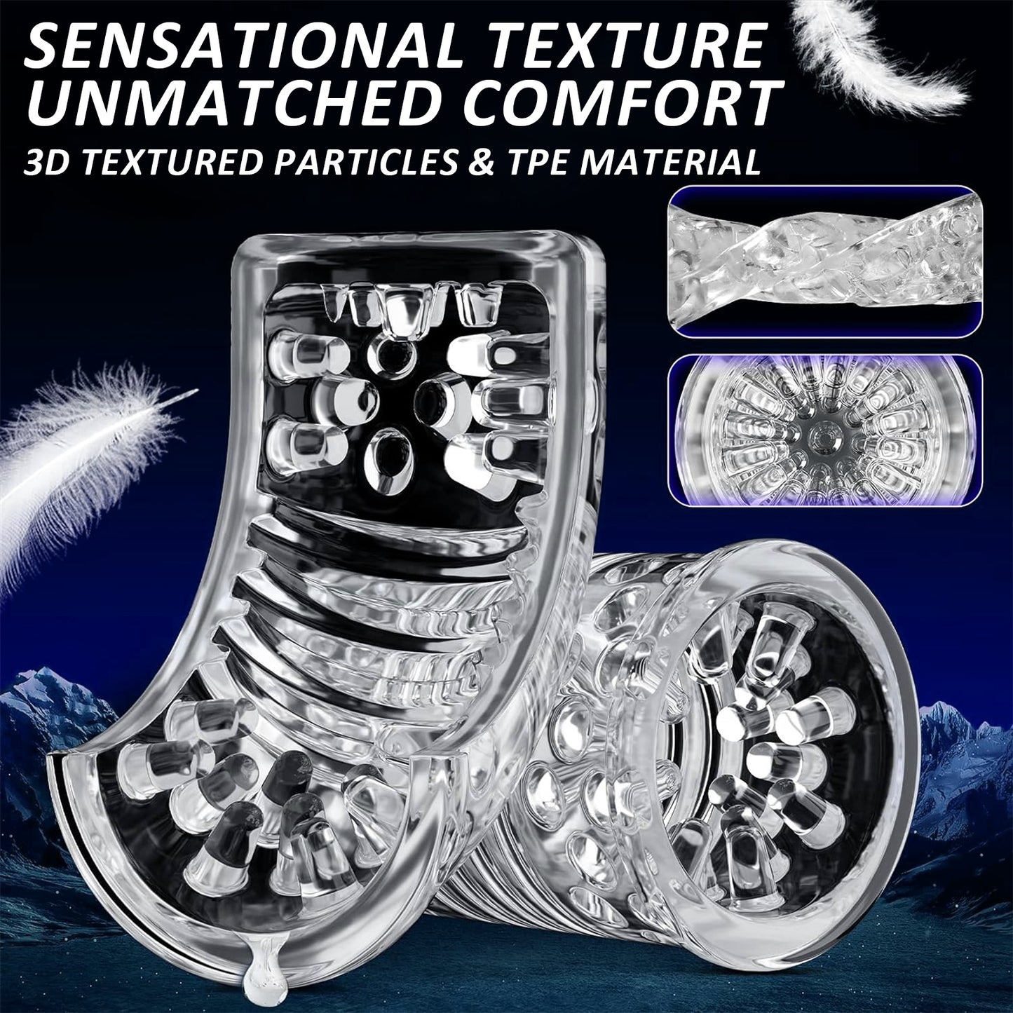 Centerel Automatic Male Masturbator with 7 Thrusting & 7 Rotating Modes Sex Toys for Men