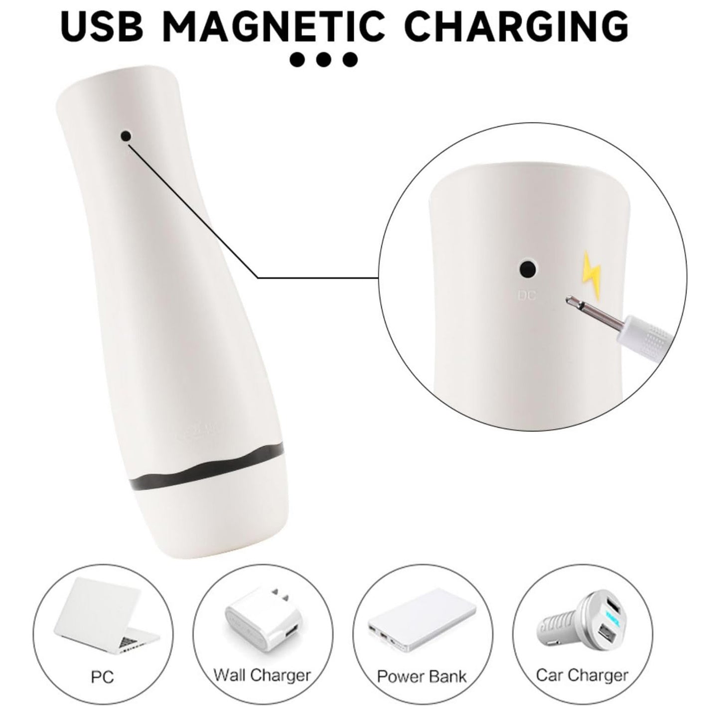 Centerel Automatic Male Masturbator, Male Masturbator Cup with 10 Vibration Modes Adult Sex Toys for Men