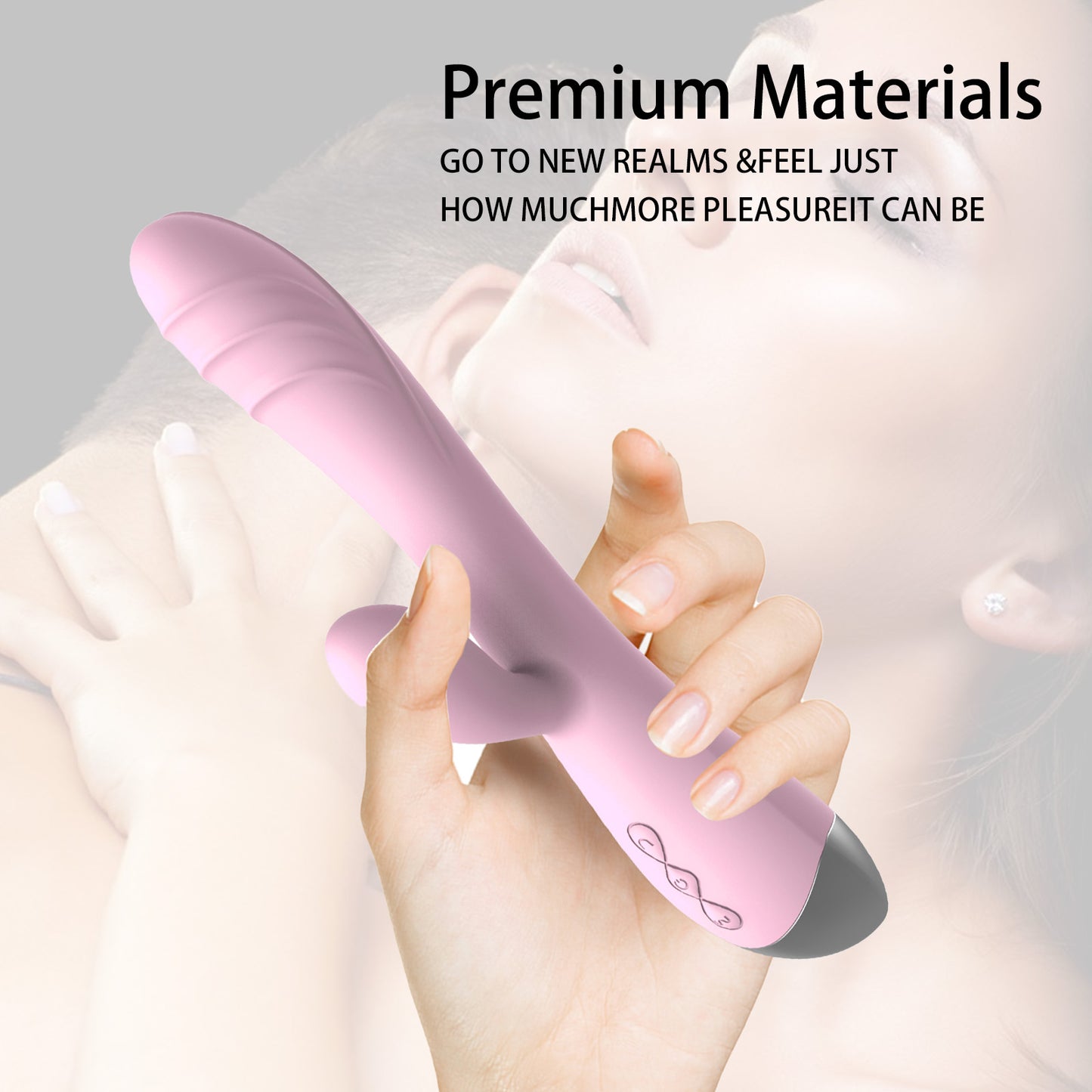 Centerel Rabbit Vibrator with 10 Vibrations & Dual Motors,G Spot Vibrator Adult Sex Toys for Women-Pink