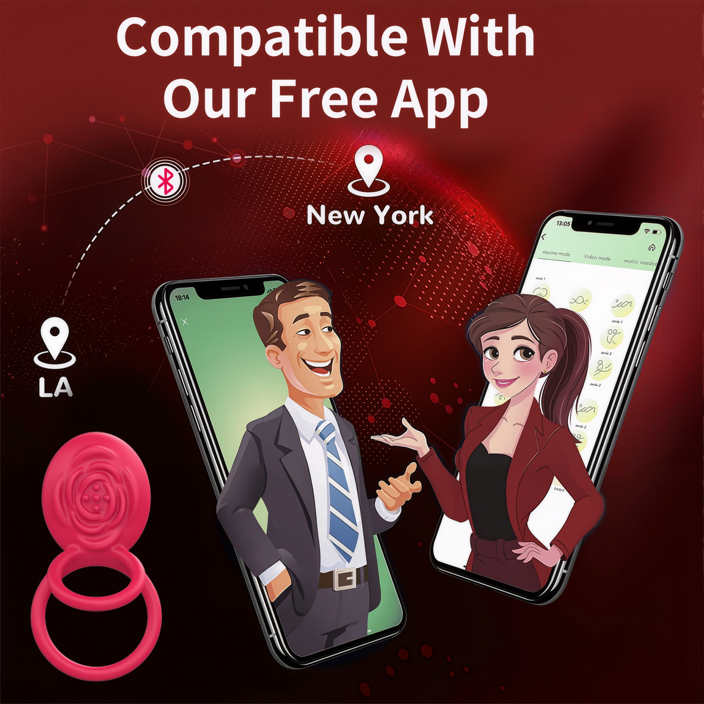 Adult Sex Toys Wearable Panty Vibrator,Female Sex Toy with 9 Vibration Modes Couple Sex Toy with APP & Remote Control Vibrators