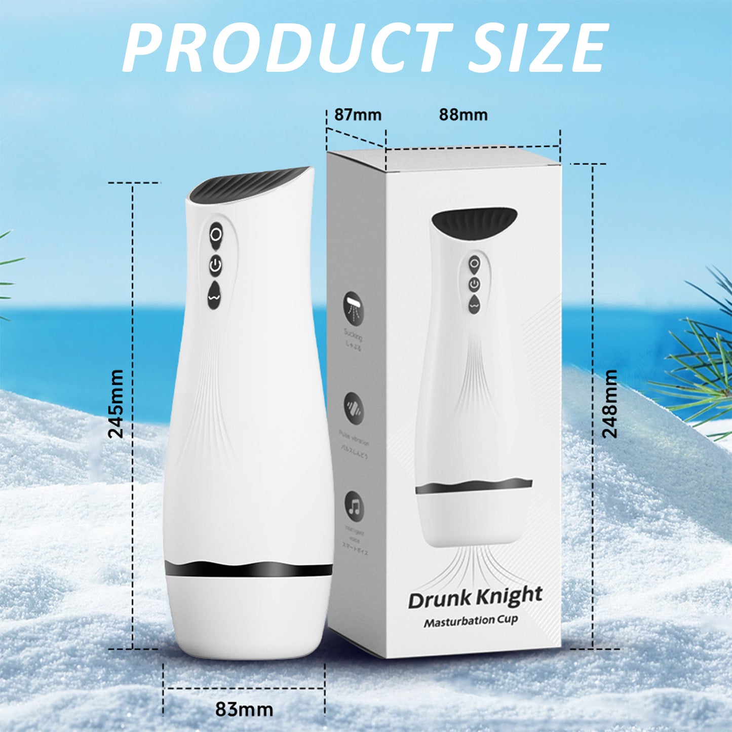 Centerel Automatic Male Masturbator, Male Masturbator Cup with 10 Vibration Modes Adult Sex Toys for Men