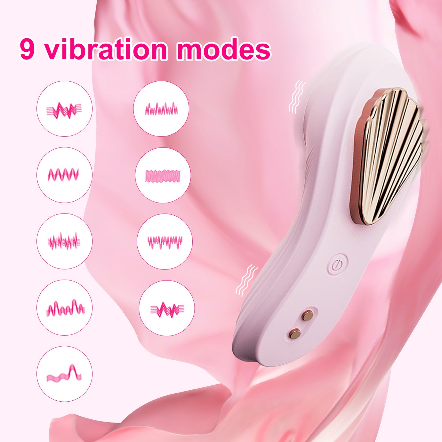 Centerel Wearable Panty Vibrator Remote Control with APP,9 Vibrations G Spot Vibrator,Rechargeable Vibrator with Magnetic Clip Adult Sex Toys for Women