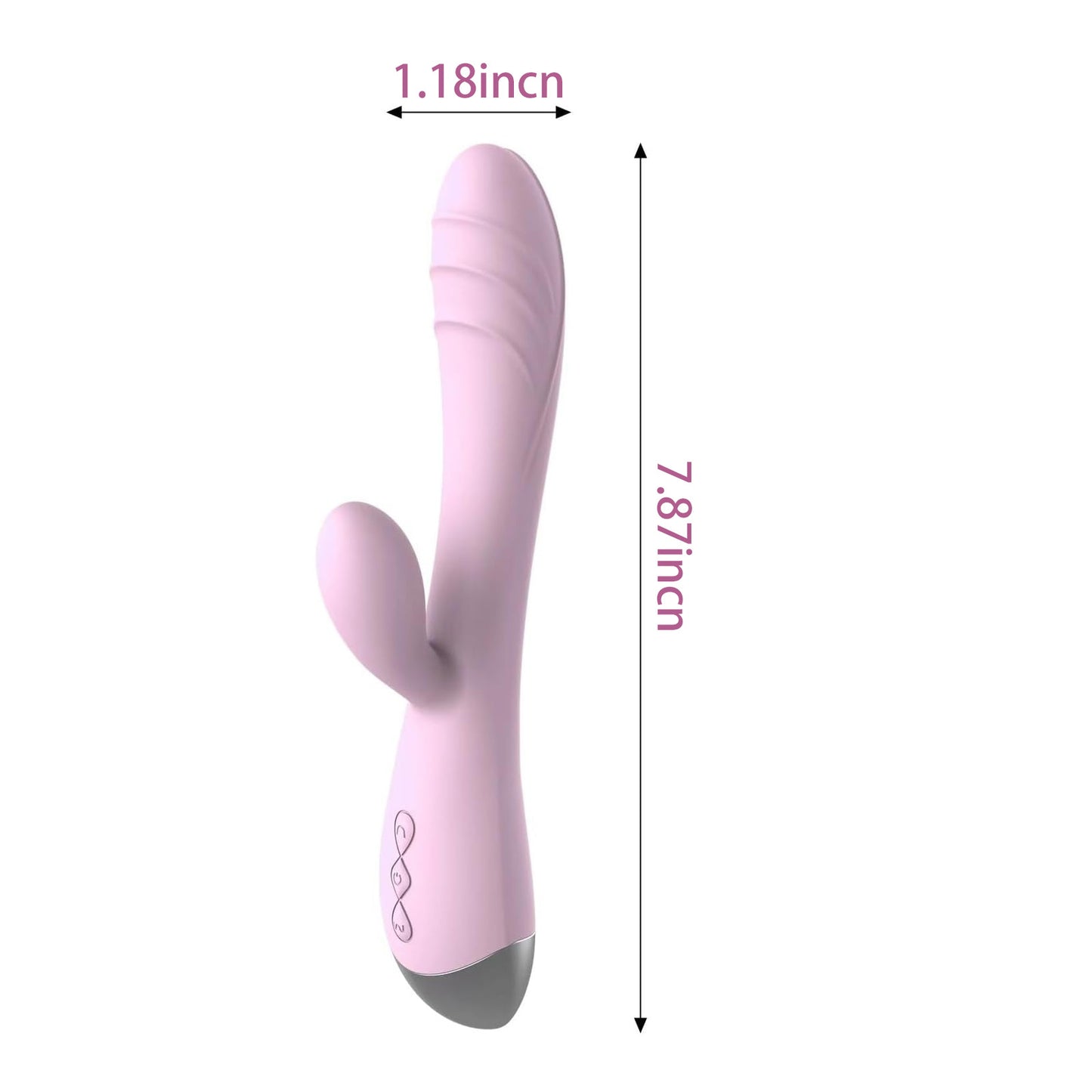 Centerel Rabbit Vibrator with 10 Vibrations & Dual Motors,G Spot Vibrator Adult Sex Toys for Women-Pink