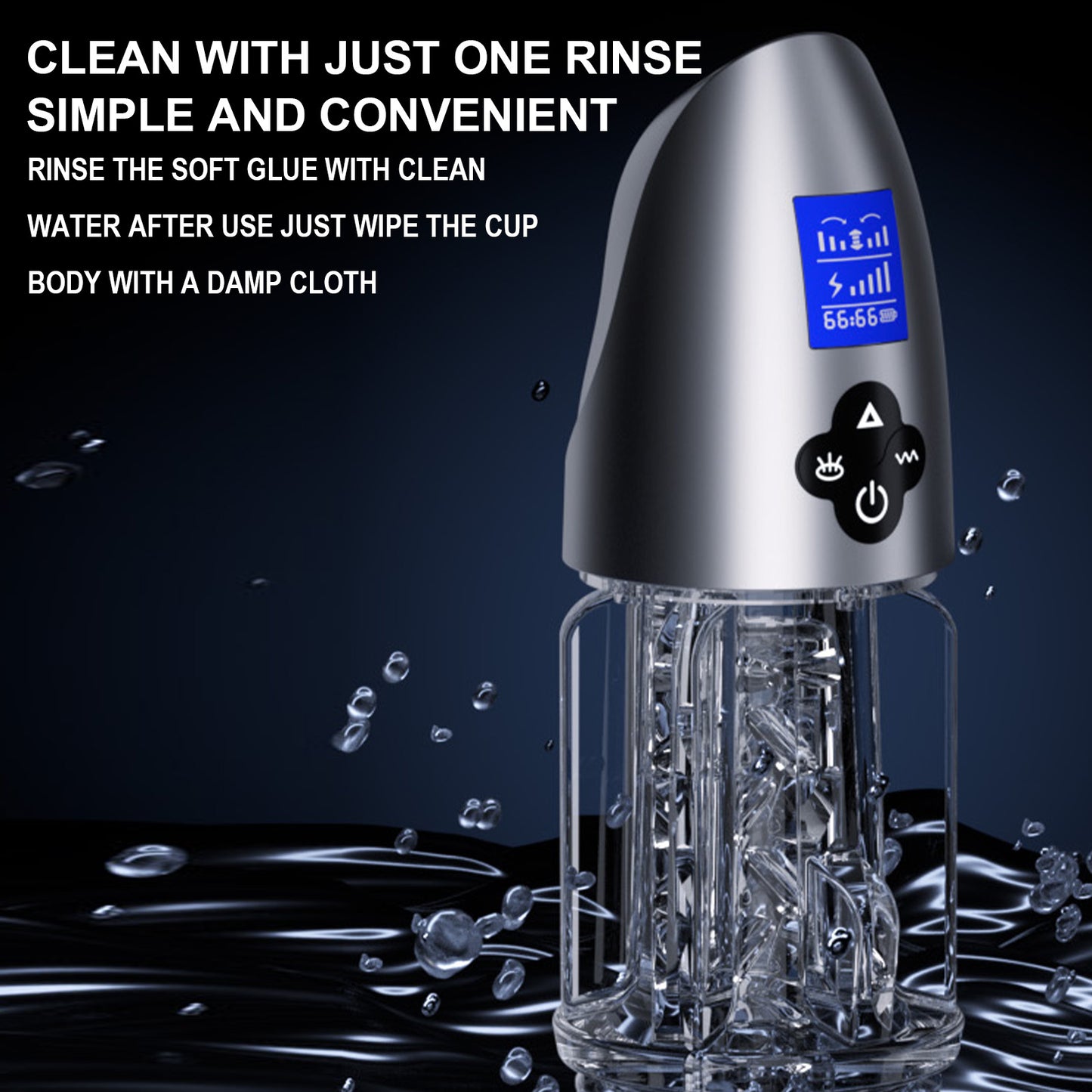Centerel Automatic Male Masturbator, Masturbators Cup with 10 Vibrations & 7 Thrusting modes Adult Sex Toys for Men
