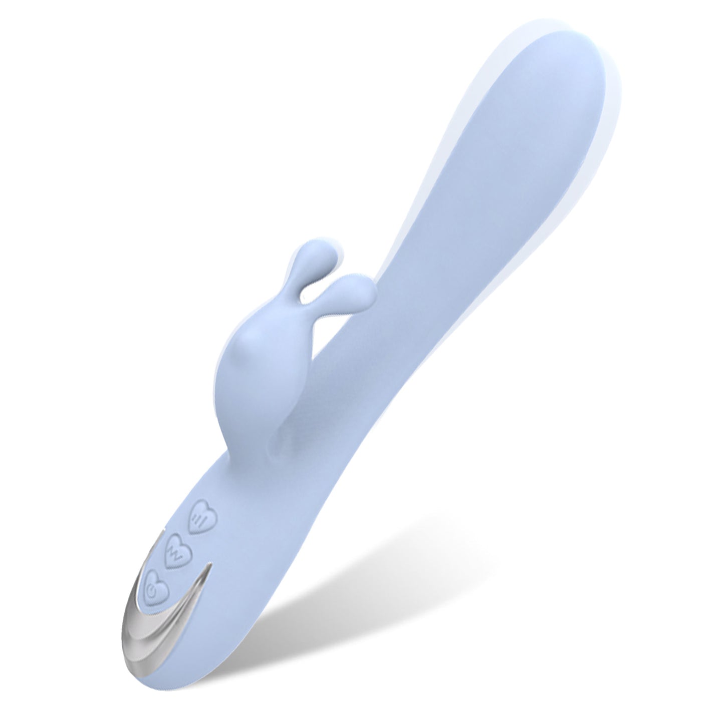 Centerel Rabbit Vibrator Sex Toys with 10 Powerful Vibrations Dual Motors,G Spot Stimulator Vibrator Adult Toys for Women-Light Blue