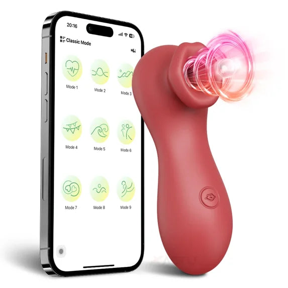 Centerel Vibrator Adult Sex Toys - App Remote control Rose Toy for Women Vibrator with 10 Vibrating Modes, Red