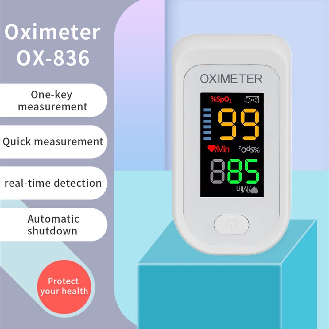 BDUN Fingertip Pulse Oximeter, Spo2 Blood Oxygen Saturation Oximeter Monitor