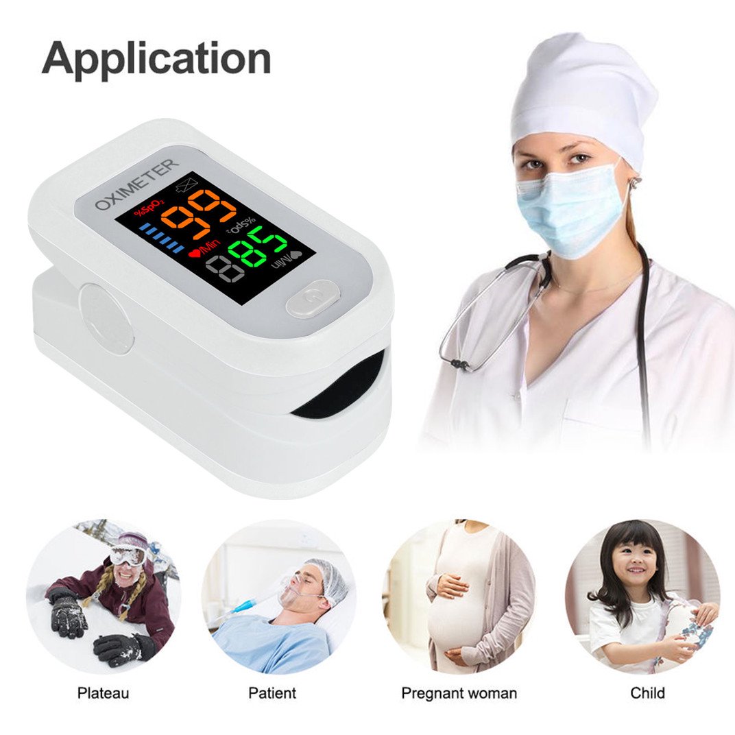 BDUN Fingertip Pulse Oximeter, Spo2 Blood Oxygen Saturation Oximeter Monitor