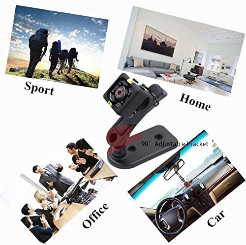 Mini Camera HD 1080P Babysitter Camera Sports Mini Camera Sports Camera Small Camera, Suitable for Home Office Driving Record Outdoor Sports, etc.