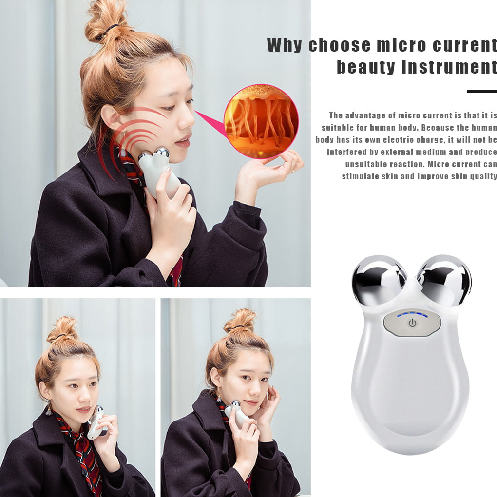 Face Lifting Microcurrent Face Roller Massager Microcurrent Tightening Face Device Microcurrent Facel Machine