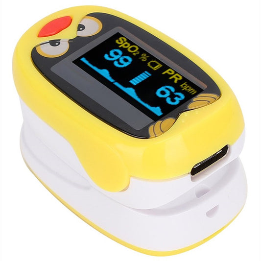 BDUN Kid's Fingertip Pulse Oximeter Rechargeable Pulse Oximeter Monitor Blood Oxygen Saturation with USB Cable