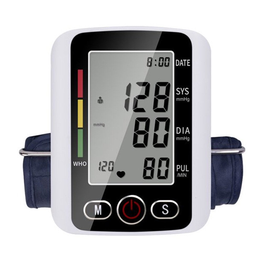 Blood Pressure Monitor, Automatic Blood Pressure Monitor Upper Arm Sphygmomanometer with Backlight Display, Adjustable Cuff and Dual User Mode