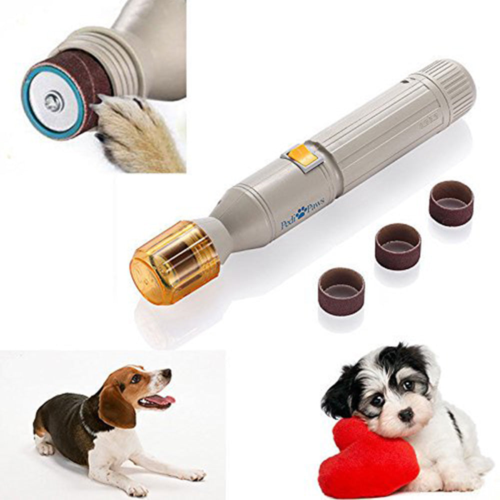 Pedi Paws Dog Nail Grinder, Professional Electric Pet Nail Grinder, Gentle Filing Wheel for Your Pet's Happy Paws