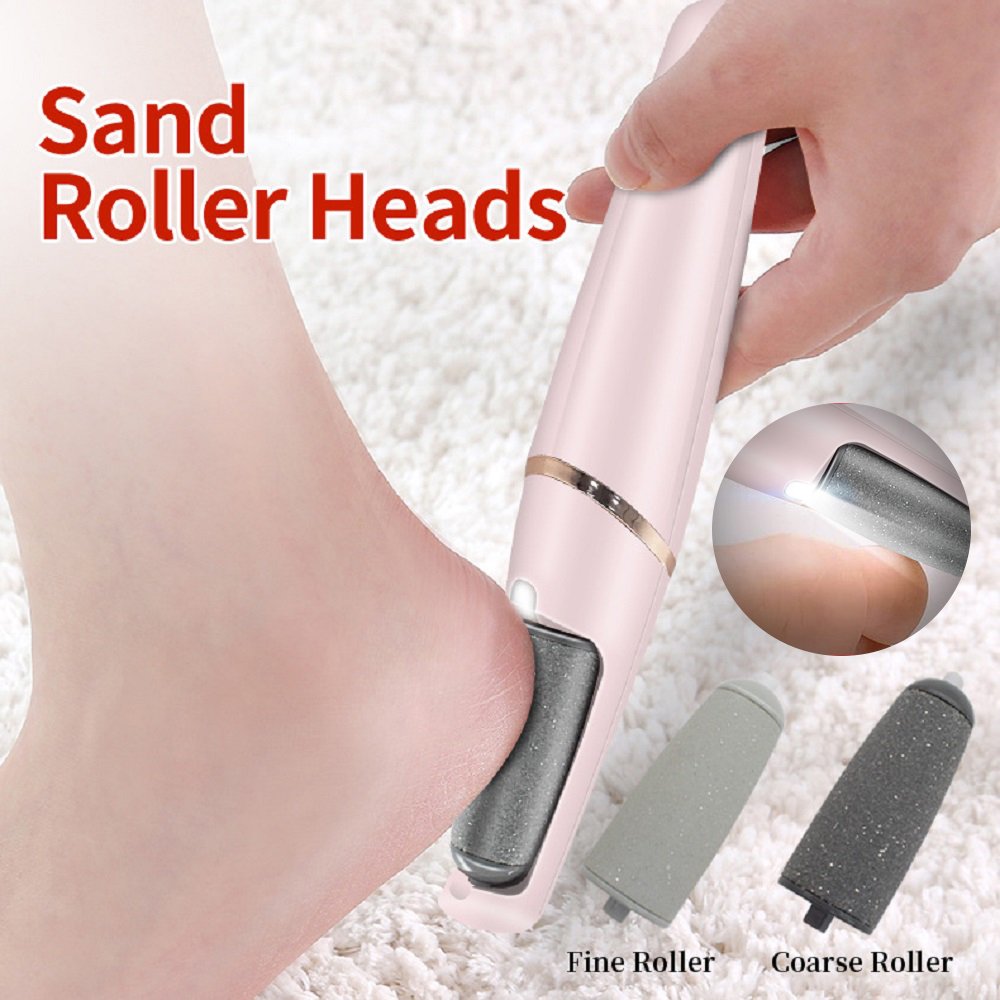 Byfumay Pedicure Tools File and Foot Callus Remover Pedicure Kit Pedi Spin Tool, Pink