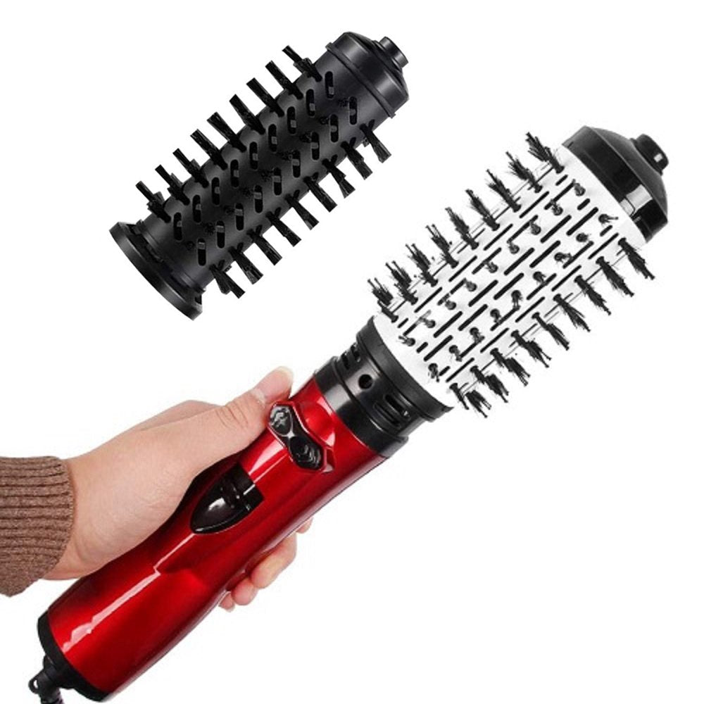 Hair Dryer Brush, Rotating Hot Air Brush, One-Step Hair Dryer And Volumizer, Ceramic Negative Ion Curling Straightening Brush