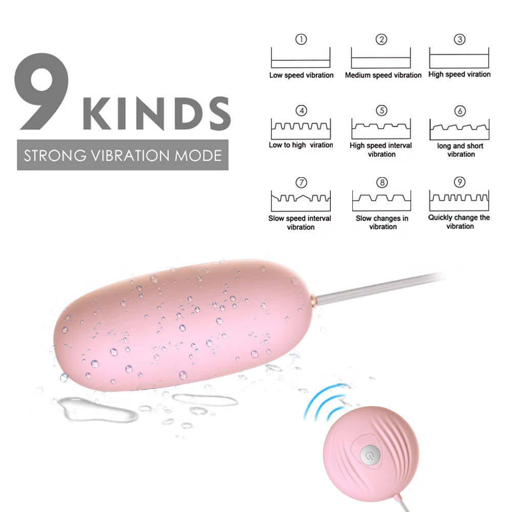 Toy Vibrator for Women,9-Frequency Vibration Tongue Licking Vibrator with Vibrating Egg, G Spot  Vibrator