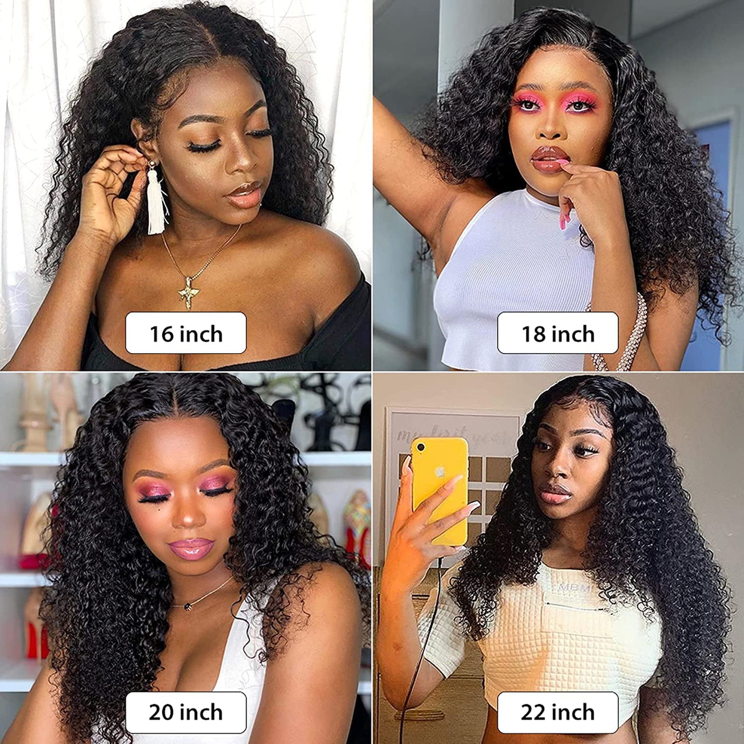 Water Wave Wigs Human Hair Pre Plucked Brazilian human hair lace front wigs for Black Women 22 inch Curly Human Hair Wigs