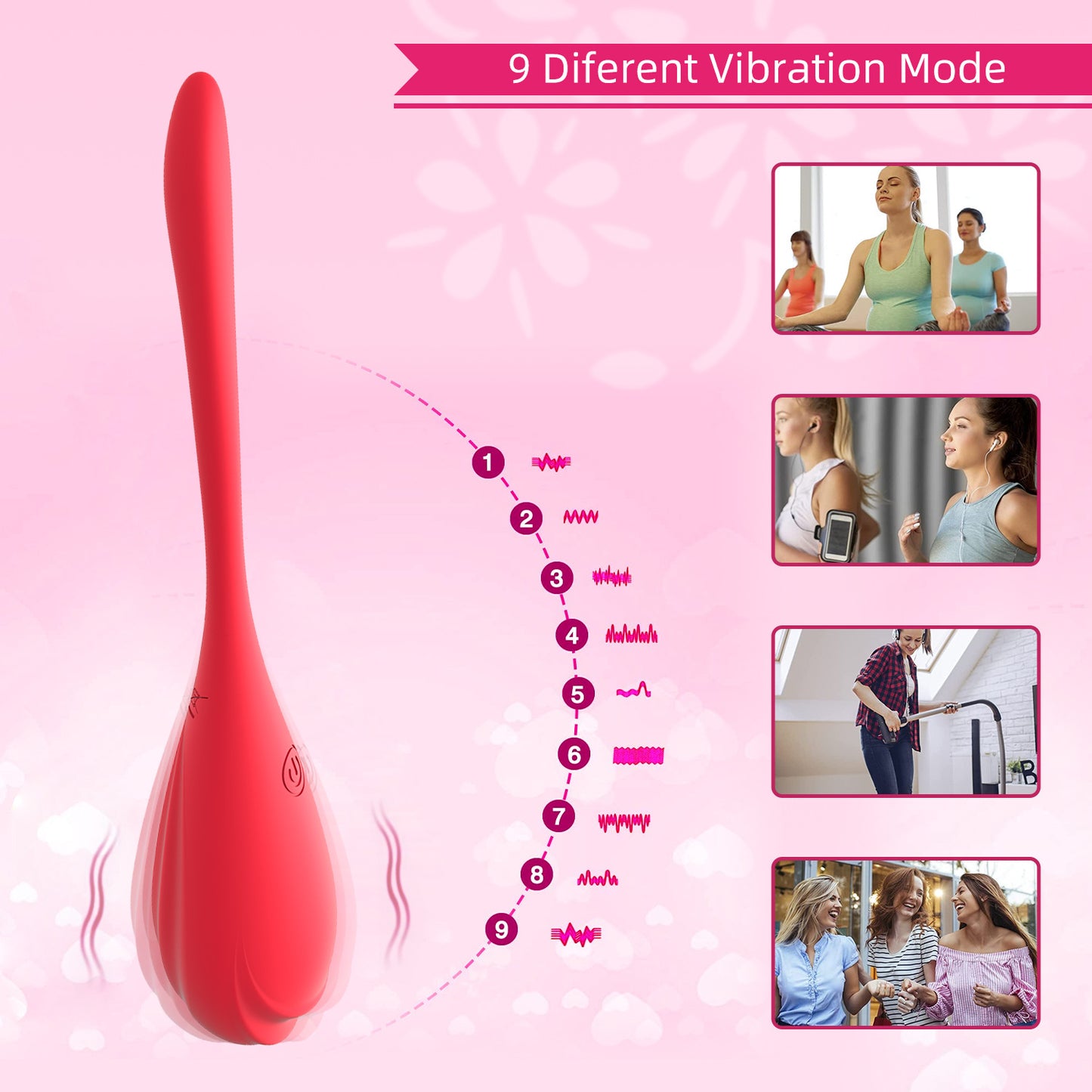 Wireless Vibrator Remote Control Vibrator Wearable Panty Vibrator Dildo With APP Control Adult Sex Toys For Women And Couples