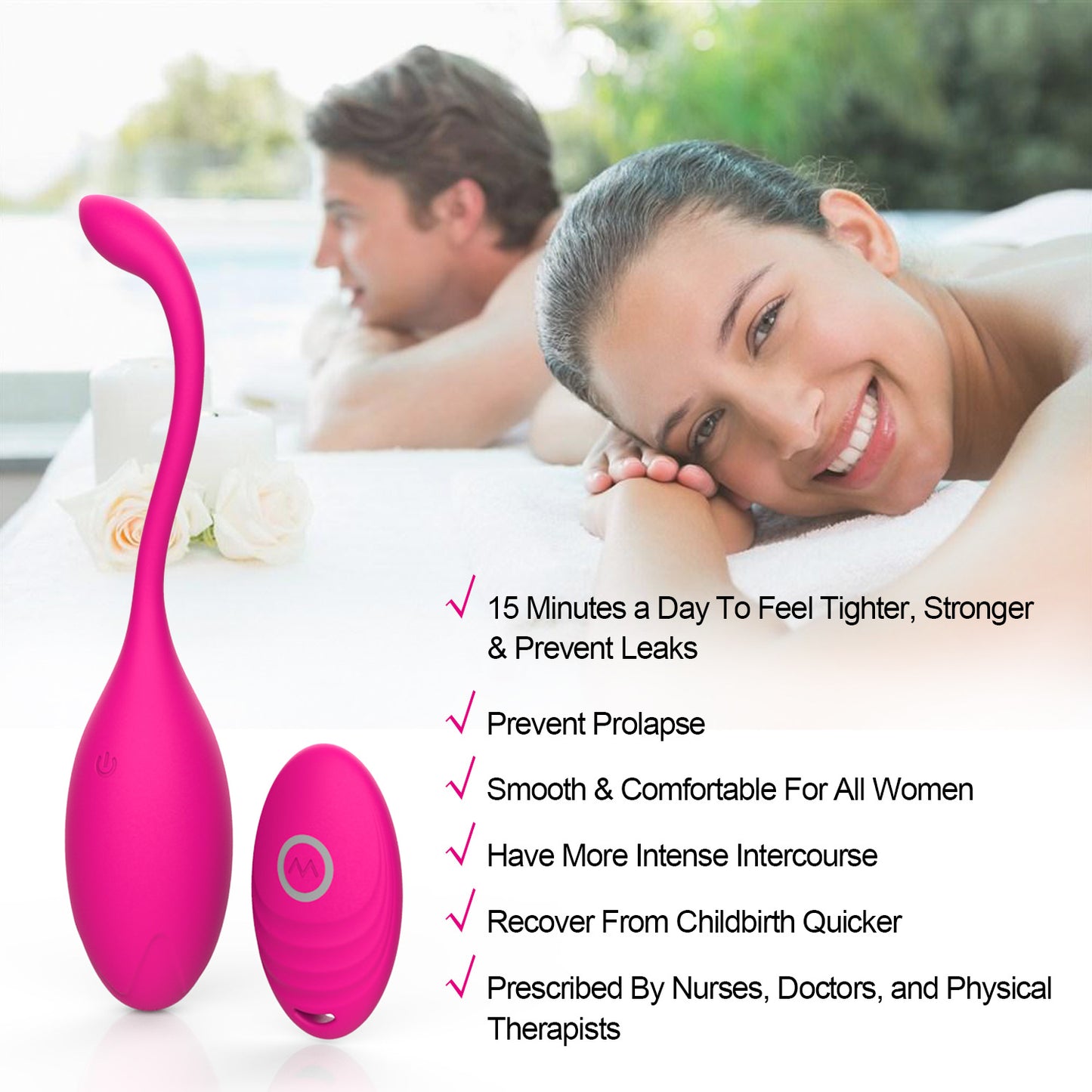 Wireless Remote Control Vibrators Jump Egg Female Clitoral Stimulator Vaginal G-spot Massager Sex Toys for Women(Black)