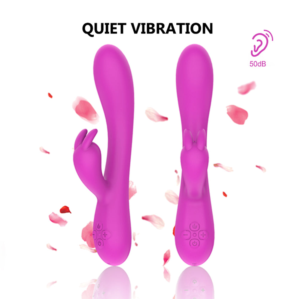 Centerel Rabbit Vibrator Sex Toys Dildo with Heating & 16 Vibration Modes,G-Spot Clitoral Vibrator for Women Couple