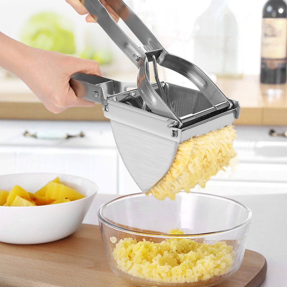 Potato Crusher Stainless Steel Vegetable Potato Masher Ricer Fruit Juicer Press Mincer