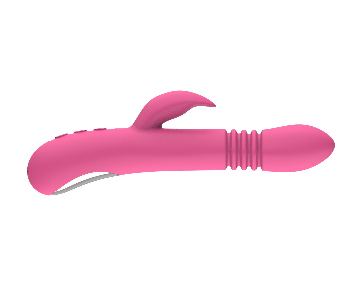 Thrusting Rabbit Vibrator for Women G-Spot Stimulating Sex Toy Centerel Vibrator with 10 Powerful Vibrations and 10 Stretch Modes and Heating