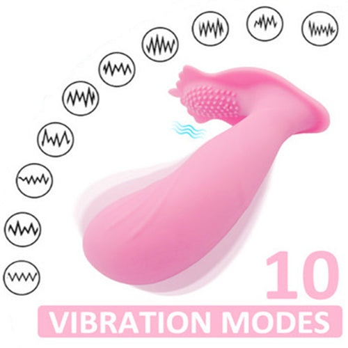 Wearable Panty Vibrator IPX7 Waterproof with Wireless Remote Control for G-Spot Clit Stimulation, Rechargeable Butterfly Vibration 10 Vibration Modes