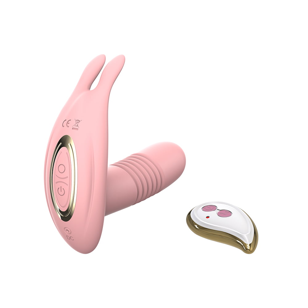 Wearable Panty Vibrator with Wireless Remote Control for G Spot Clitoral Stimulation,Modes Telescopic  Heating Function Rechargeable Vibrating Panties Adult Sex Toys for Women Couples Play