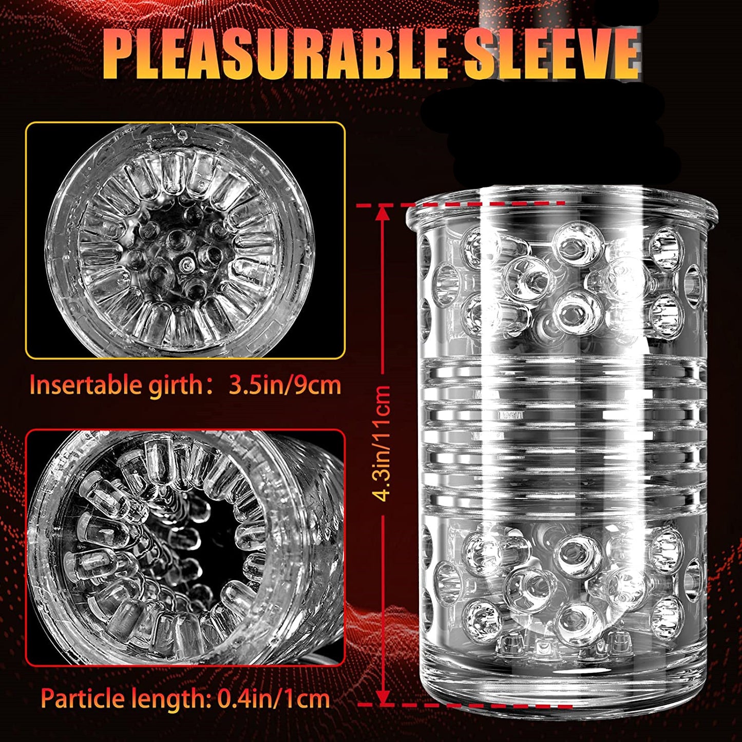 Automatic Male Masturbator Cup with 7 Powerful Thrusting Rotating Modes for Penis Stimulation, Electric Pocket Vagina 3D Textured Blowjob Male Stroker Toy, Adult Oral Male Sex Toys for Men