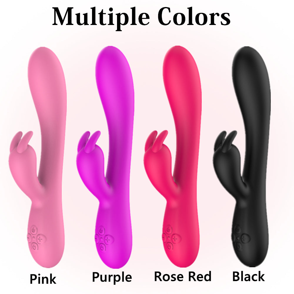 Centerel Rabbit Vibrator Sex Toys Dildo with Heating & 16 Vibration Modes,G-Spot Clitoral Vibrator for Women Couple