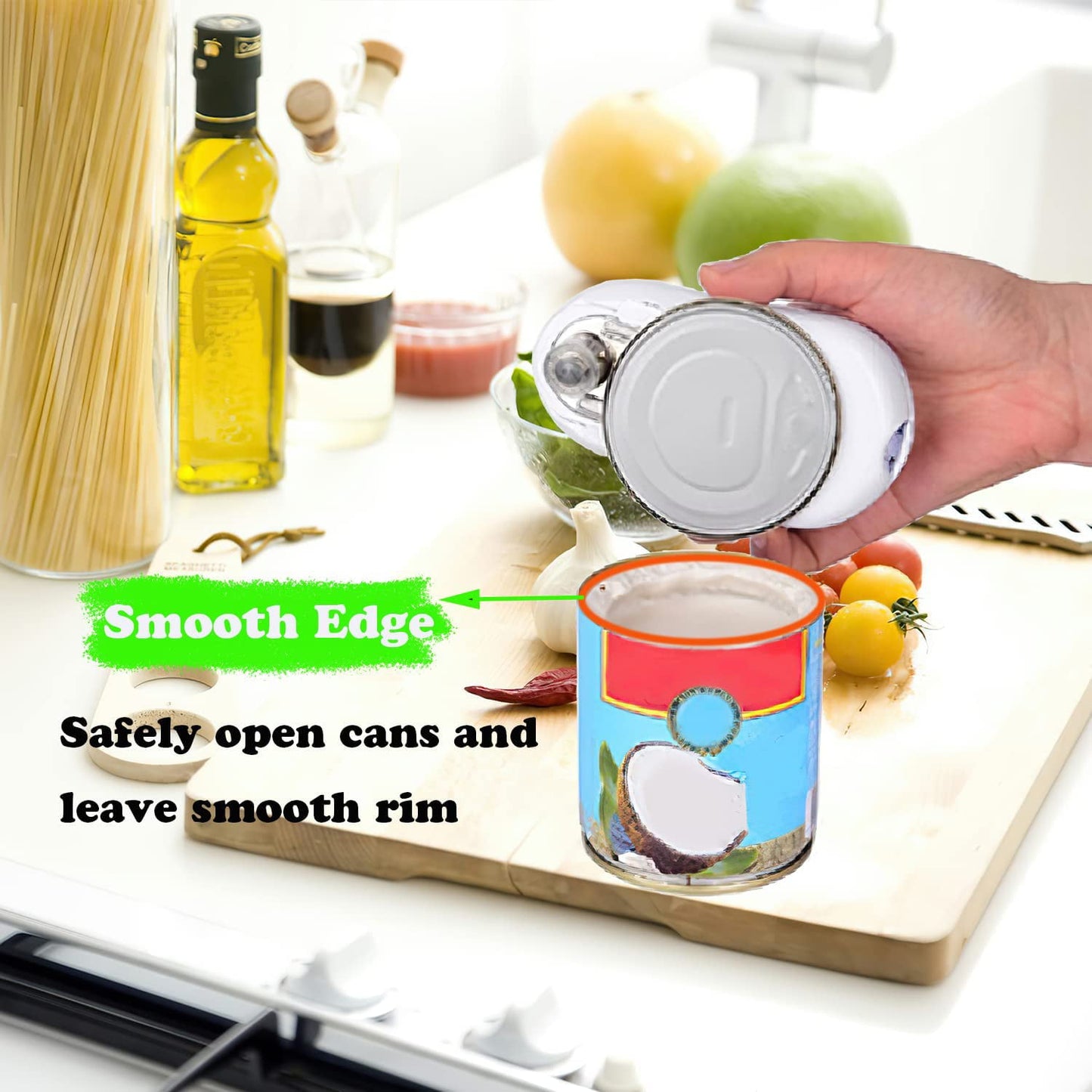 Electric Can Openers for Kitchen, Battery Operated One Touch Can Opener Prime for Seniors with Arthritis ,Safety Can Opener Smooth Edge, Kitchen Gadget Gifts for Chefs,Automatic Can Opener Hands Free